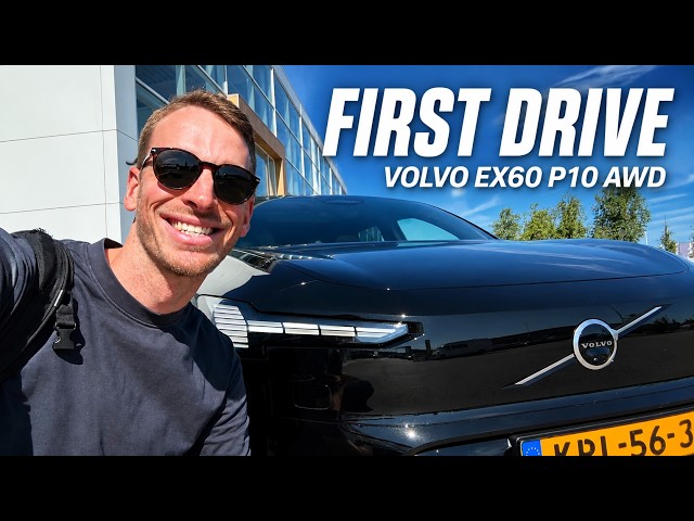 MY FIRST DRIVE IN THE VOLVO EX60 | P10 AWD ULTRA