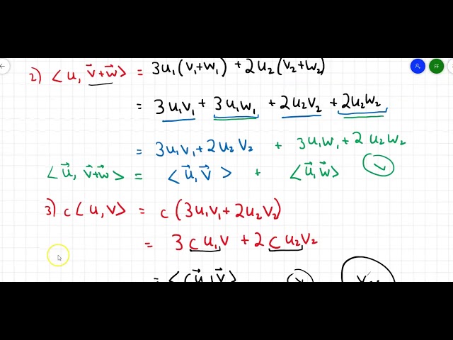 Linear Algebra:  Inner Product Spaces (Sec. 5.2 Part 1)