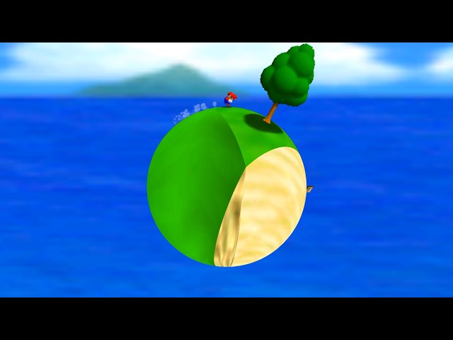 SM64 1 Key TAS But Mario Circumnavigates the Globe