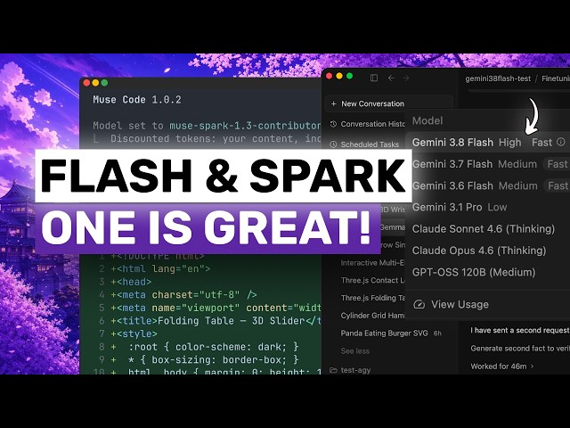 Muse Spark 1.3 & Gemini 3.8 Flash: Gemini has leveled up BIG TIME!