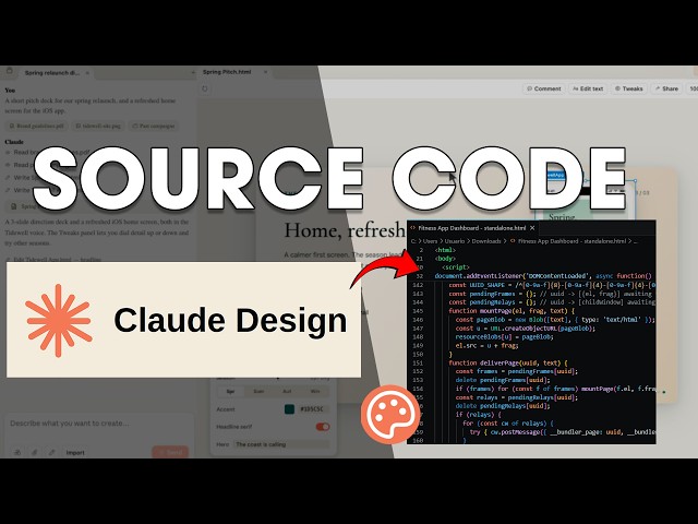 Claude Design - How To See & Download Source Code of Your Design