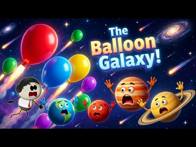 The Balloon Galaxy! | #aumsum #kids #science
