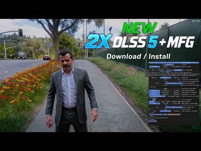GTA 5 Enhanced NEW 2x DLSS 5 Double Rendering | Free Download