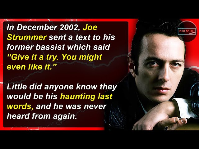 Skinhead Fights, Drunk Marathons and a Text Too Late - Joe Strummer | Rock ’N’ Roll Mysteries #31