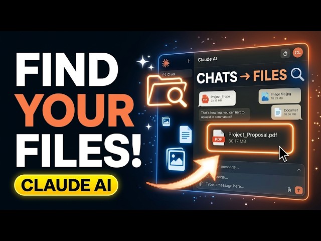 How to Find Uploaded Files in Claude Chats | (2026) Claude AI Tutorial | Learn AI Tools