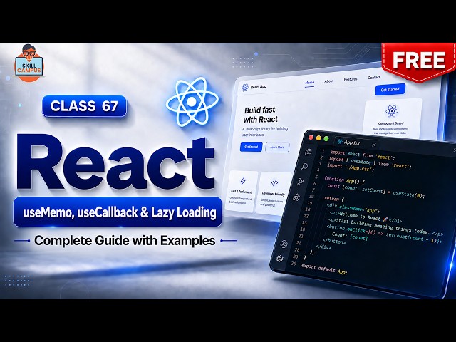 React useMemo, useCallback & Lazy Loading | Advanced React Hooks