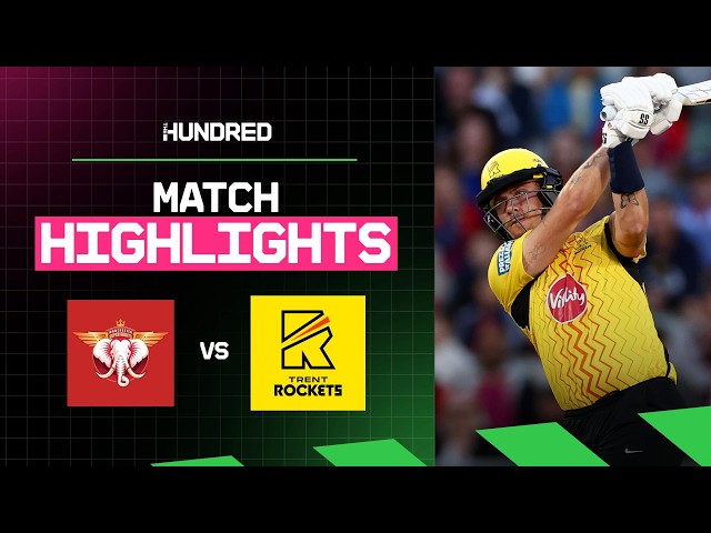 Finn Allen LAUNCHES Rockets to victory 🧨 | Manchester Super Giants vs Trent Rockets Highlights