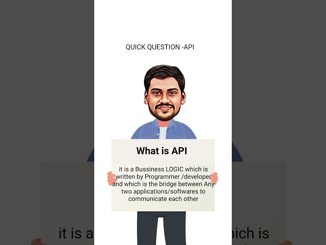 What is API Quick Question | IM CSEIAN  #apitesting
