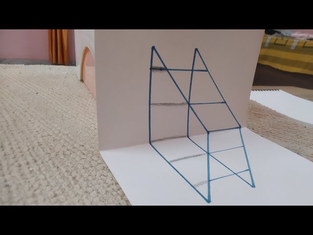 Easy and unique 3d illusion drawing. 3d ilusion on paper. #video#art#illusion #drawing #ideas 