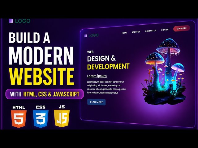 ASMR Coding: Build a Modern Website with HTML, CSS & JavaScript (No Talking)