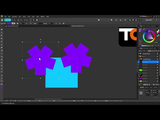 0020. Boolean, Add, Subtract, Intersect, Xor, Divide in affinity studio