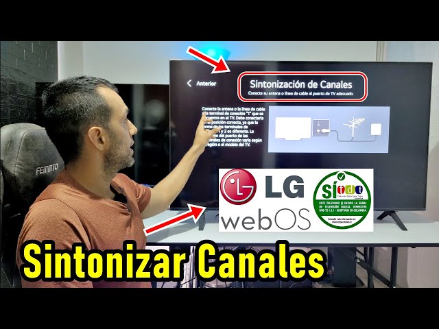 SEÑAL TDT EN TELEVISORES LG: CÓMO SINTONIZAR CANALES CON LA TELEVISIÓN DIGITAL TERRESTRE