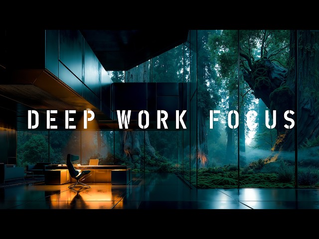 The Deep Work Zone 🧠 24/7 Focus Music for Work, Coding & Study