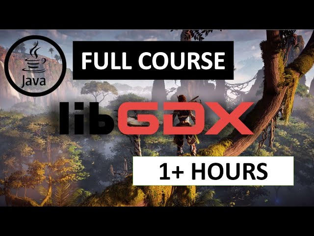 libGDX Framework FULL Course. Learn How to create Professional Java Games