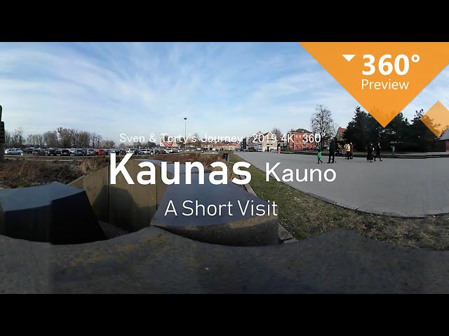Q-We 360° Trip • Visit Kaunas:  IX Fort to the Old Town 4K