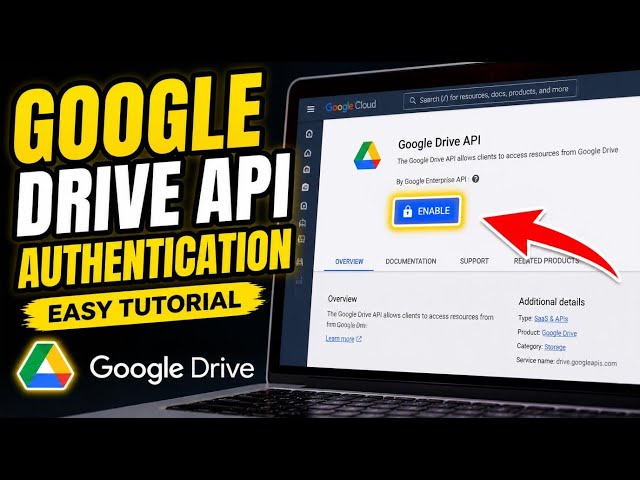 How to authenticate with Google Drive API for authenticated document UI - Easy Tutorial