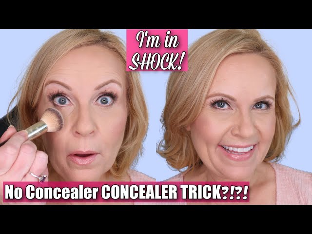 Over 40?THE CONCEALER TIP AND TRICK You Never Knew You Needed!!