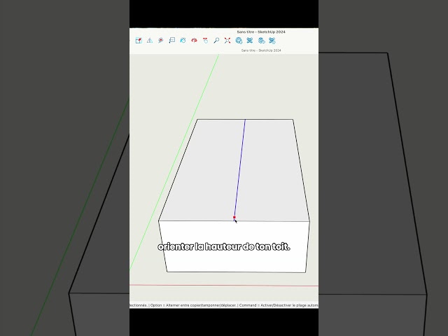 Create a roof on SketchUp