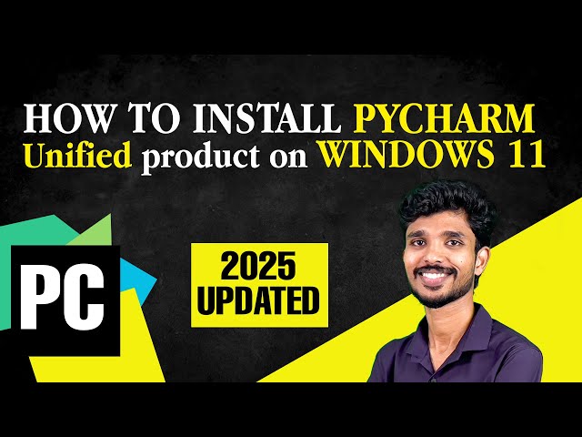 Easiest Way to Install PyCharm on Windows (2025) | Phycharm installation  in Tamil