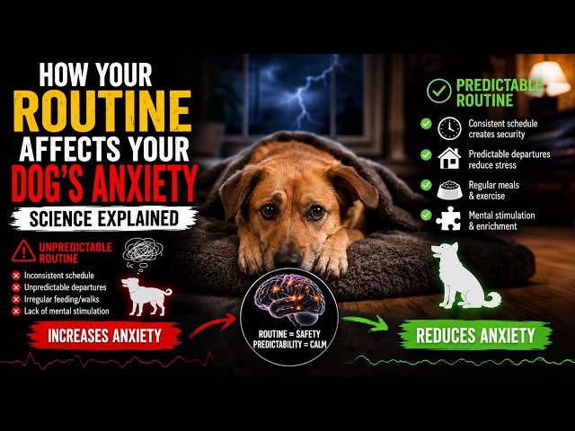 How Your Routine Affects Your Dog's Anxiety (Science Explained)