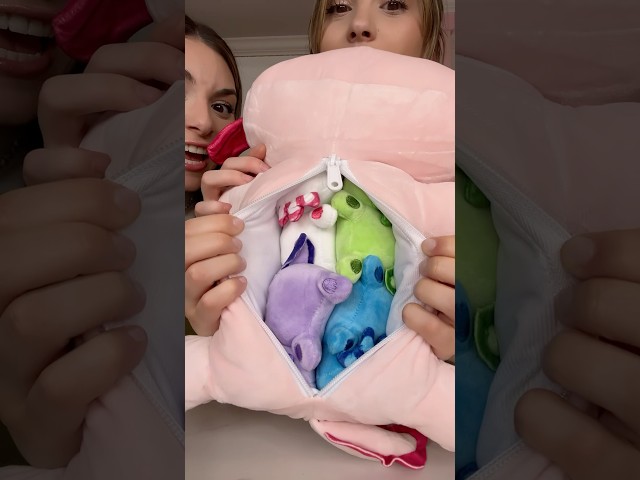 What’s inside mama axolotl? Plush reveal! 👀😳 #plush