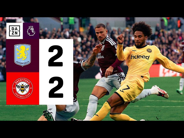 Aston Villa vs. Brentford (2-2) | Highlights and Goals | Premier League Highlights