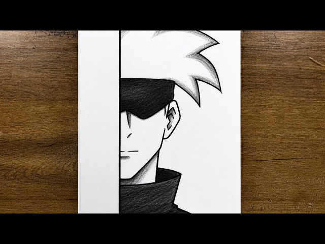 How to Draw Gojo Satoru | Step-by-Step Anime Drawing Tutorial