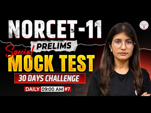 NORCET 11 Prelims | NORCET Special Mock Test#7 |AIIMS NORCET 11 Preparation| Swara Ma'am|Concept RNA