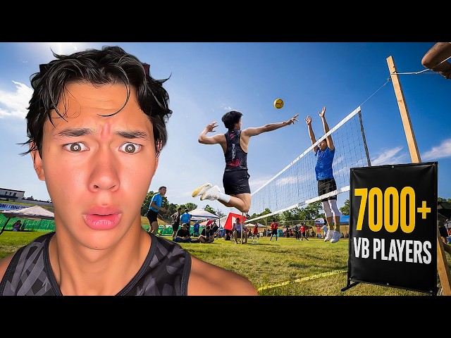 Jugando en el torneo de VOLEIBOL MÁS GRANDE del mundo | Un día en la vida de un jugador de voleibol