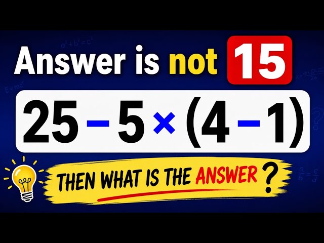 BODMAS Math Challenge || Can you solve this tricky math problem?😱