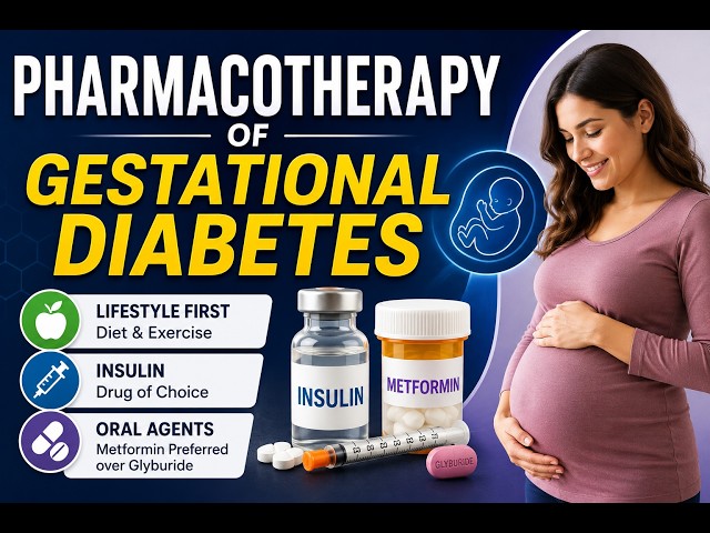 Pharmacotherapy of Gestational Diabetes | Short Notes | Endocrine Pharmacology