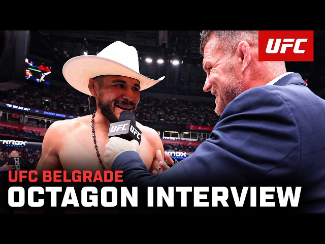 Gilbert Urbina Octagon Interview | UFC Belgrade