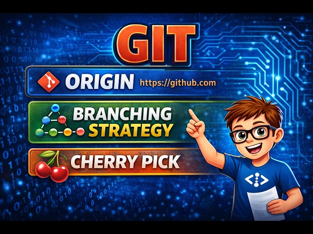 Git Origin, Branching Strategy & Cherry Pick Explained | Real-World Dev Workflow