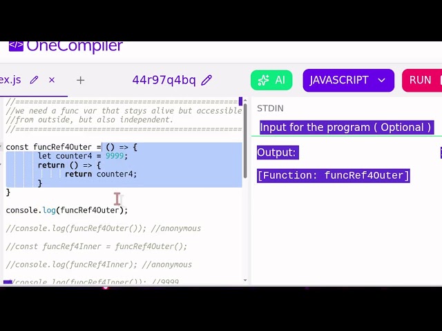 Programming In A.I. Era: Mega Shopping Fiasco: Javascript Leaks? Part 6: Protecting A Value