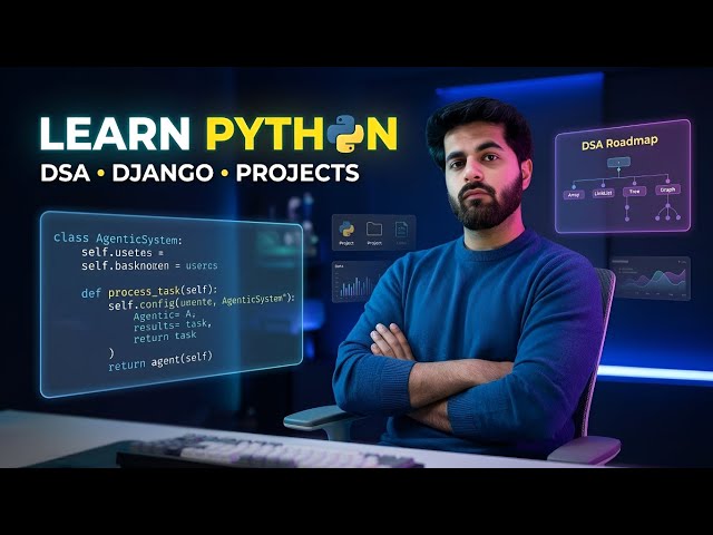 Python Roadmap for Students 🔥 DSA + Django + Projects | How to Start Coding in 11th & 12th