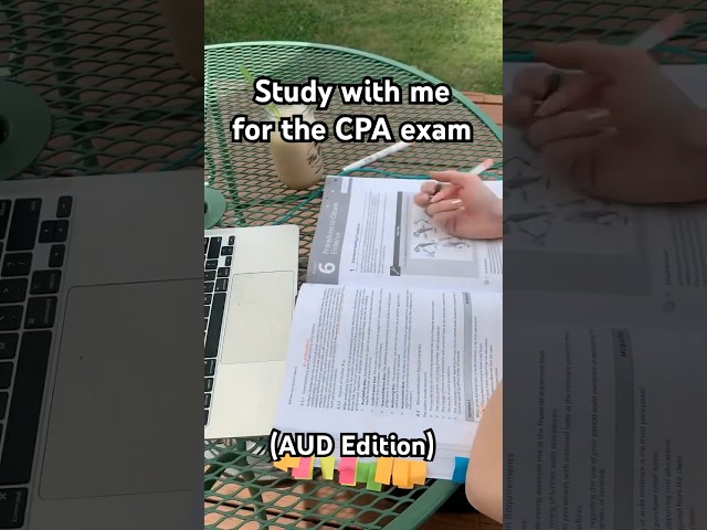 Study for my 2nd CPA exam - Audit - with me! #study #cpa #studywithme #audit #accounting #cpaexam