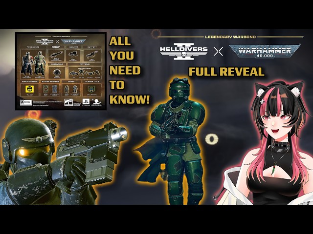 HELLDIVERS 2 x WARHAMMER 40K IS HERE! FULL Warbond Breakdown, Reaction & Everything Revealed!