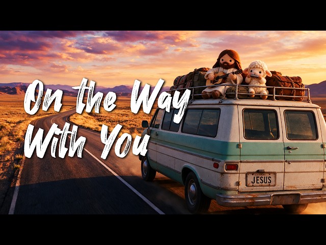 The Road Ahead Is Unknown, But God Is With You 🚐 | Christian Folk Jazz & Bible Verses