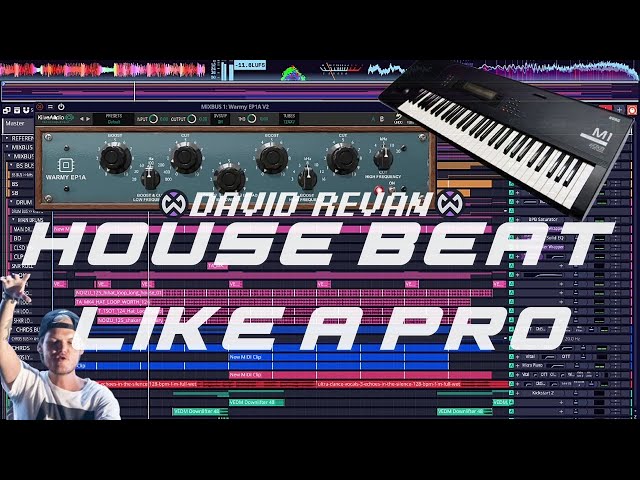 Piano House Beat Like a Pro in a Free DAW [TRACKTION WAVEFORM 13]