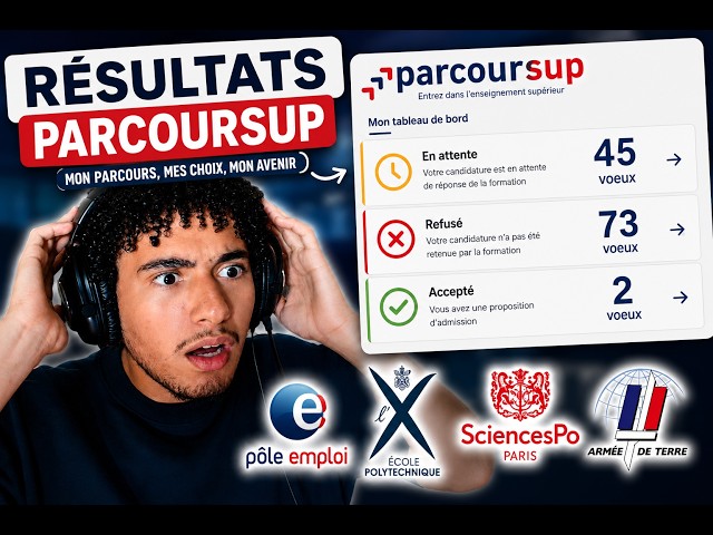 MY PARCOURSUP RESULTS (It's insanely grim...)