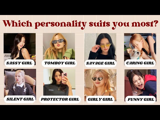 Which Girl Personality Suits You the Most? 💕🔥|  Personality Quiz (Requested)  |  @quizgalaxtopia