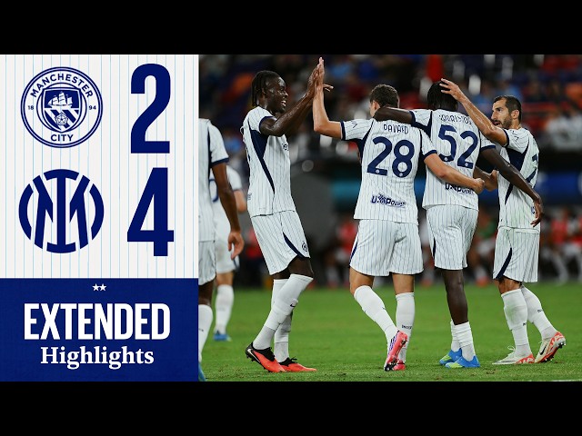 PAVARD'S GOAL & PENALTY SHOOTOUT WIN ✅🔥 | MANCHESTER CITY 2-4 INTER | HIGHLIGHTS 🖤💙