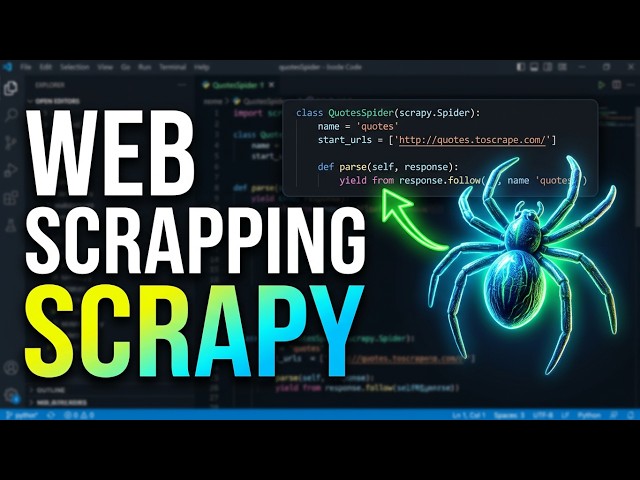 Aprende WEB SCRAPING con SCRAPY en 15 Minutos: Spiders, Items e ItemLoaders 🐍 (Python)