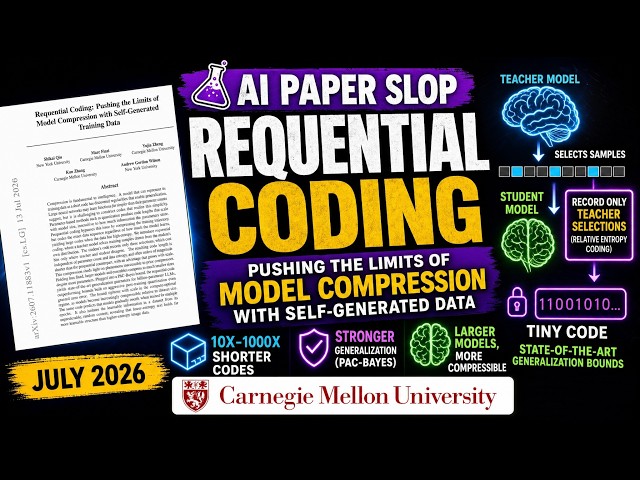 Requential Coding: Pushing the Limits of Model Compression with Self-Generated Training Data (Jul 20
