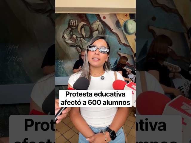 Education protest affects 600 students