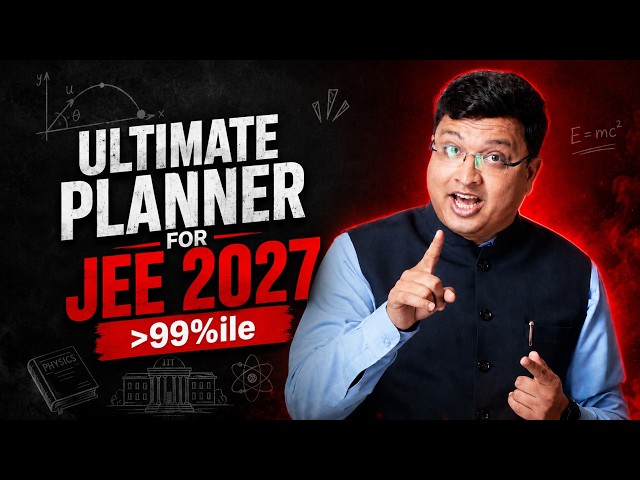 CRACK JEE MAIN 2027 IN FIRST ATTEMPT🔥💪 || NV SIR PROVEN 5 STEPS SMART PLANNER #jee #nvsir