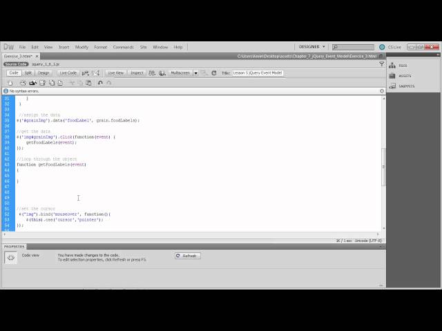 Using the Event Object