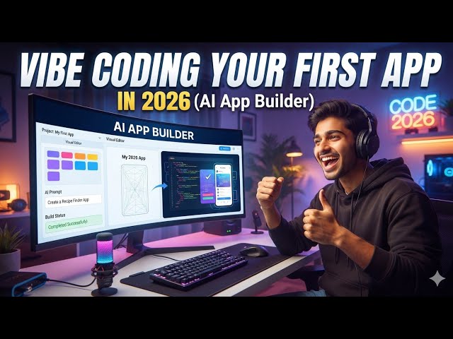 Vibe Coding Your First App in 2026 (AI App Builder) Explain