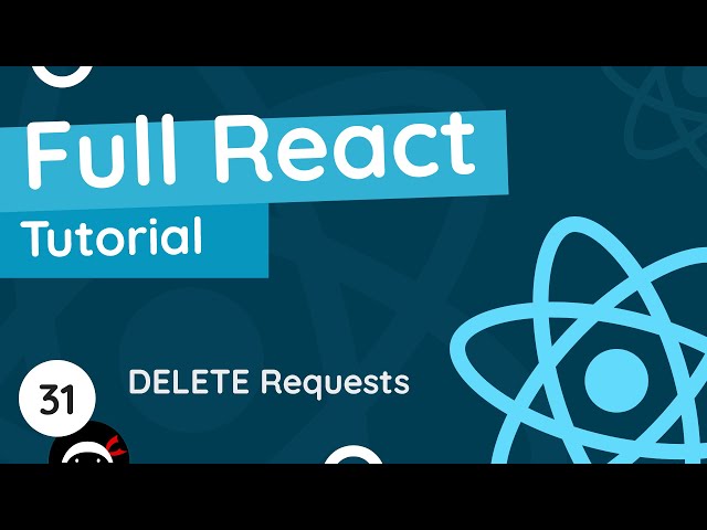 Full React Tutorial #31 - Deleting Blogs