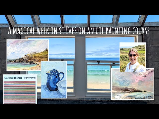 A Beginners Oil Painting Course at the St. Ives School of Painting in Cornwall & New Art Books